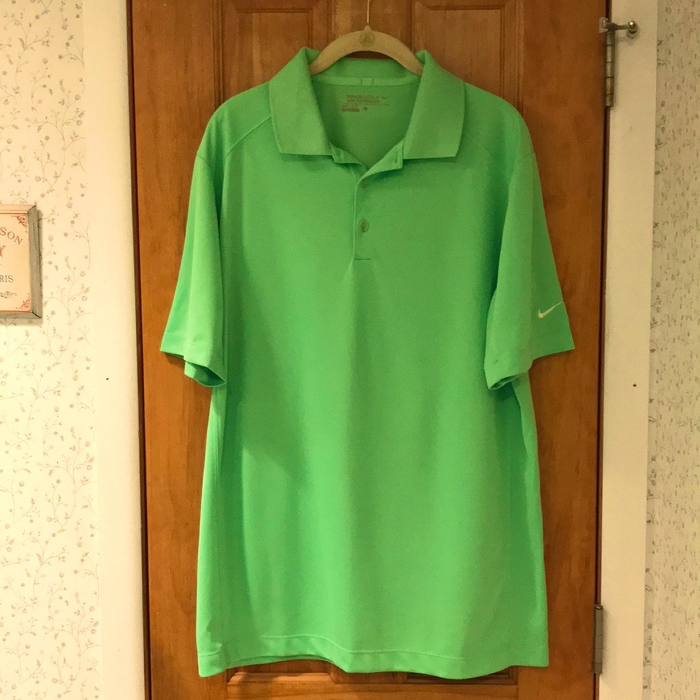NIKE MENS GOLF DRI FIT TOUR PERFORMANCE POLO SHIRT SIZE L
